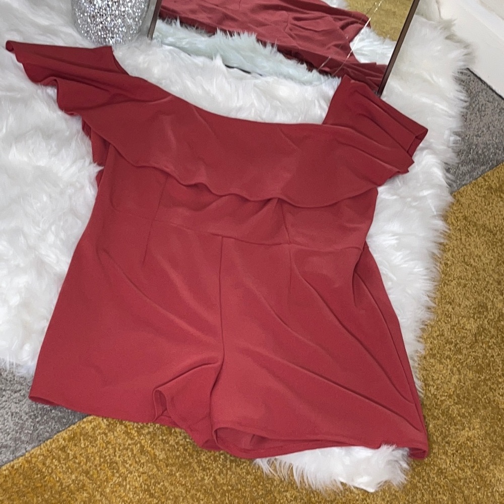 Coral One piece Romper